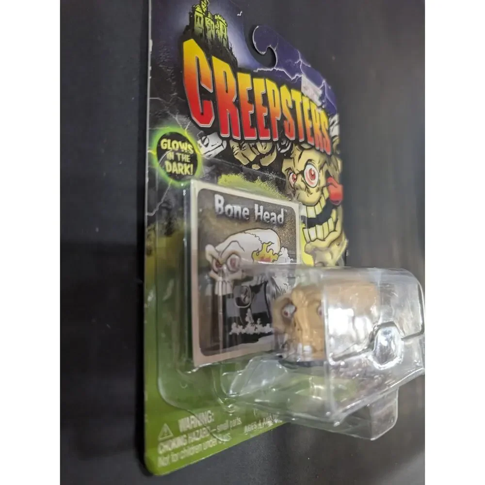 2004 Creepsters Bone Head Glow in the Dark 1:64 Diecast Car w/ Card